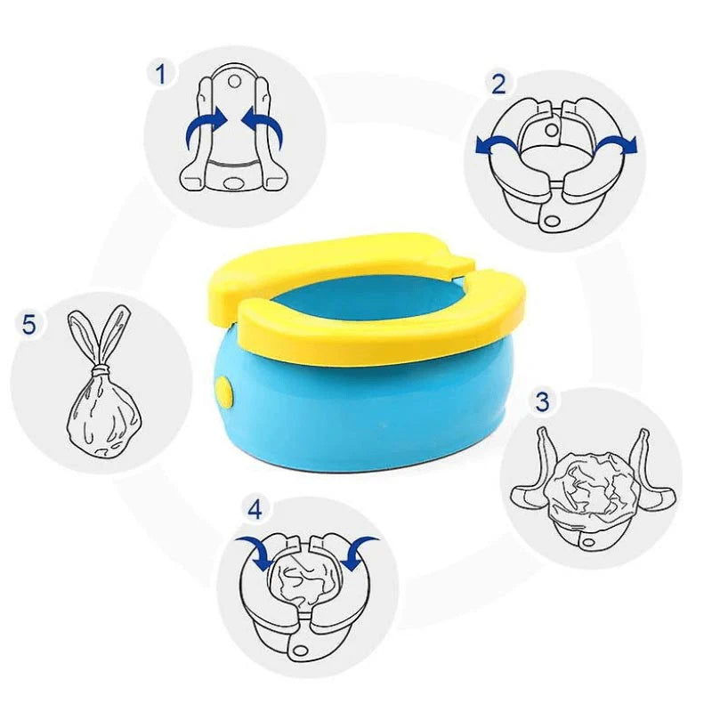 Portable Foldable Banana Potty